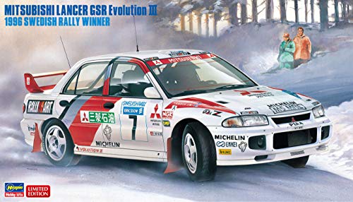 Hasegawa HA20407 1:24 Mitsubishi Lancer GSR Evo III-1996 Swedish Rally Winner_1