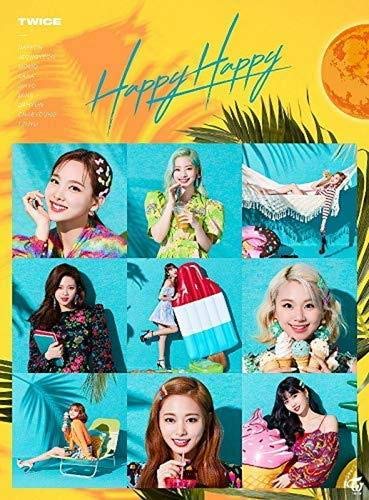 TWICE HAPPY HAPPY First Limited Edition Type B CD DVD Card WPZL-31617 NEW_1