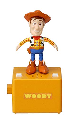 TAKARATOMY A.R.T.S Disney POP’N Step Woody Action Figure Battery Power ...