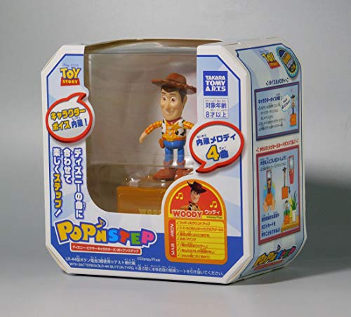 TAKARATOMY A.R.T.S Disney POP’N Step Woody Action Figure Battery Powered NEW_2