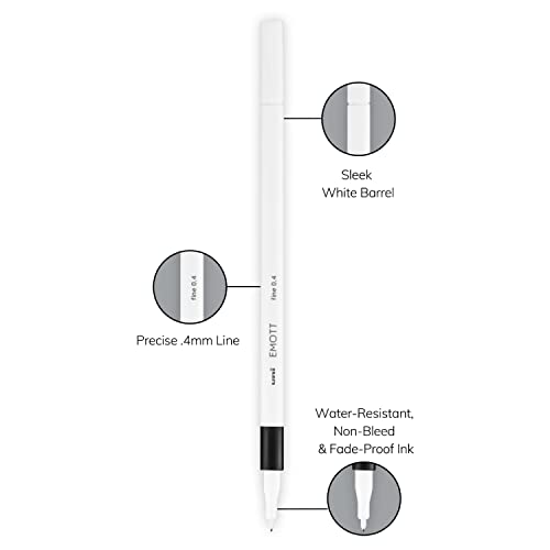 Mitsubishi Pencil Water-based pen EMOTT Emot 40 colors PEMSY40C Drawing NEW_4