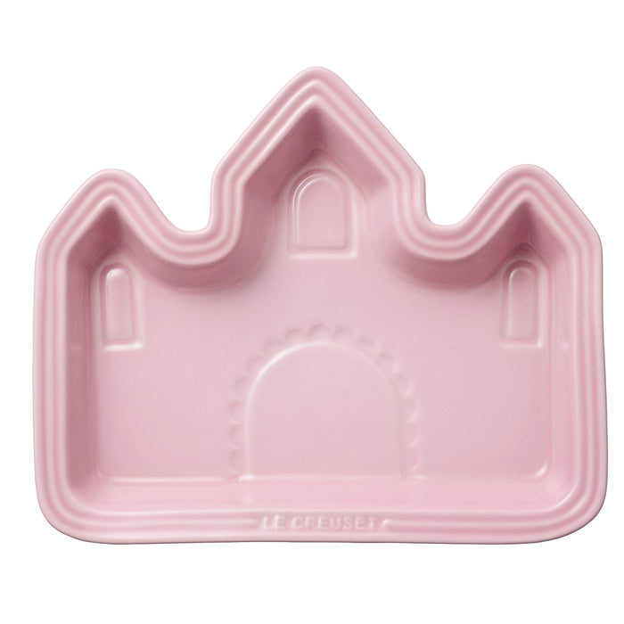 Le Creuset Plate Baby Lunch Plate (Castle) Milky Pink Oven & Microwave Safe NEW_1