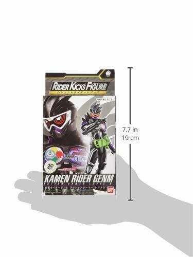 BANDAI RKF Legend Rider Series Kamen Rider Genm Action Gamer Level 0 Figure NEW_3