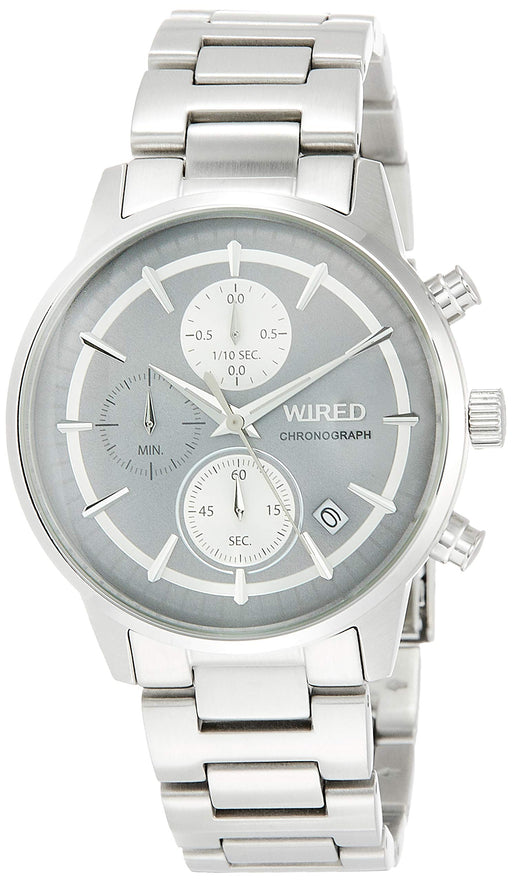 SEIKO WIRED TOKYO SORA AGAT431 Chronograph Men's Watch Stainless Steel NEW_1