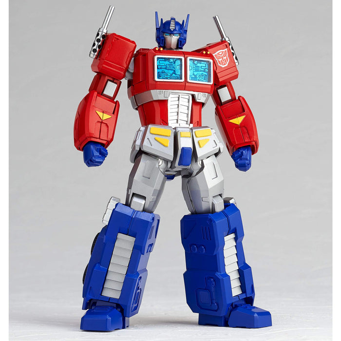 AMAZING YAMAGUCHI Optimus Prime Transformers Action Figure Revoltech Kaiyodo NEW_3