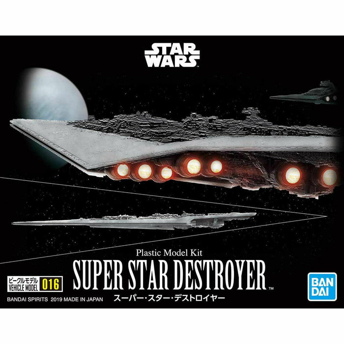 BANDAI Star Wars VEHICLE MODEL 016 SUPER STAR DESTROYER Plastic Model Kit NEW_1