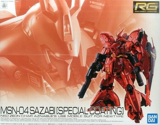 BANDAI RG 1/144 MSN-04 SAZABI SPECAIL COATING Plastic Model Kit Gundam CCA NEW_1