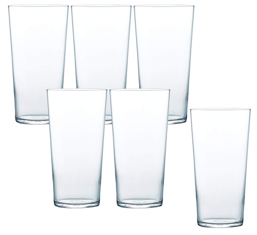 Toyo Sasaki Glass Whiskey Glass Thin Ice 420ml Made in Japan B-21114CS 6 Pieces_1