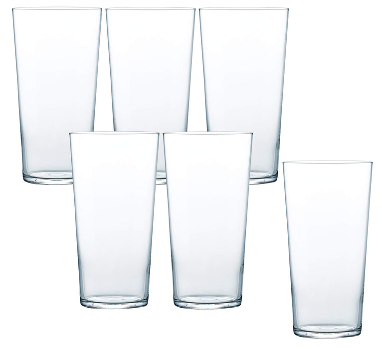 Toyo Sasaki Glass Whiskey Glass Thin Ice 420ml Made in Japan B-21114CS 6 Pieces_1