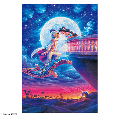 Tenyo Jigsaw Puzzle Aladdin Moonlight Romance (51X73.5cm)1000 Piece NEW_1