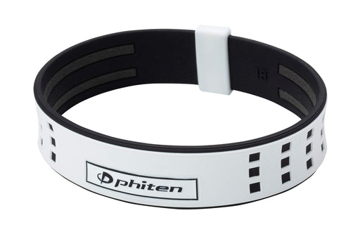 phiten bracelet RAKUWA breath S 18cm DUO II Silicone White/Black ‎0319TG806126_1