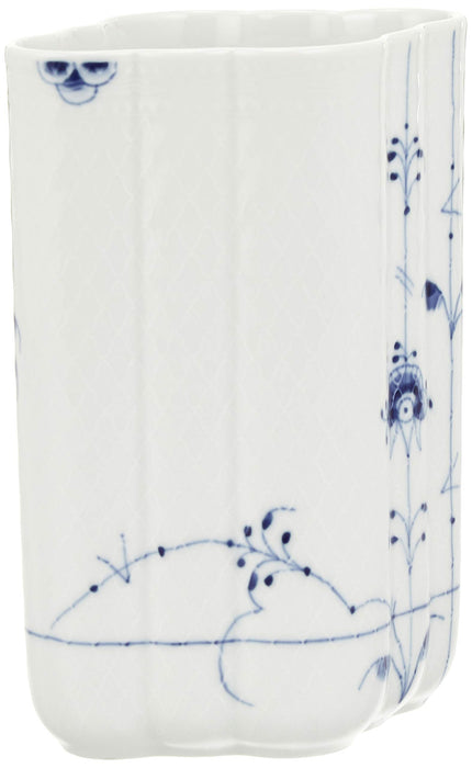 Royal Copenhagen Blue Palmette Vase of Flowers Blue Fluted Motif Asian 1017428_1