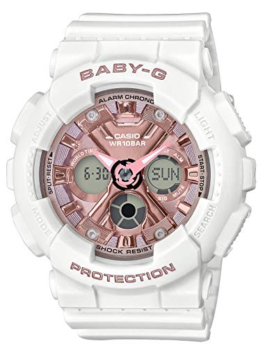 CASIO BABY-G BA-130-7A1JF Women's Watch White, Pink Index NEW from Japan_1