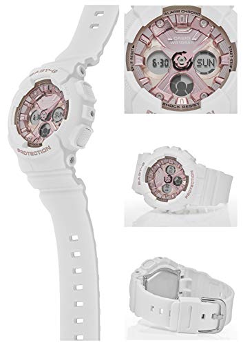 CASIO BABY-G BA-130-7A1JF Women's Watch White, Pink Index NEW from Japan_2