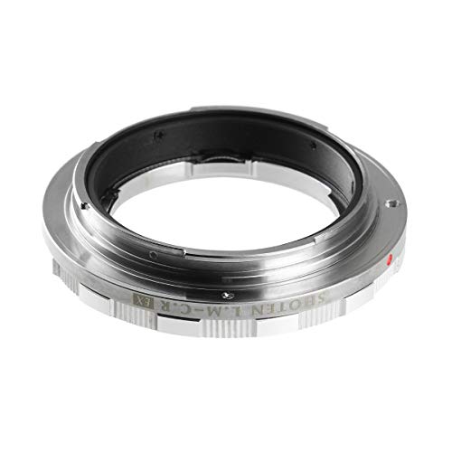 Shoten LM-CR EX Mount Adapter Leica M Lens to Canon RF Body Silver NEW_2