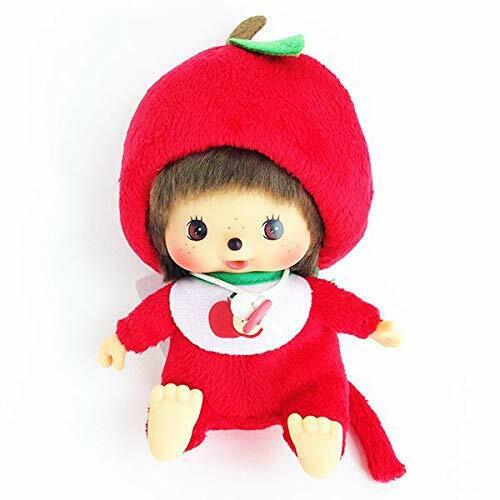 Apple Bebichhichi Monchhichi Baby Size S Plush Doll Stuffed Toy NEW from Japan_1