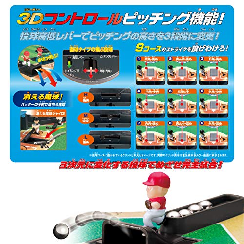 Epoch Baseball Board 3D Ace Super Control Baseball Game NEW from Japan_4
