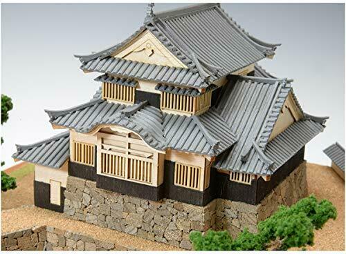 Woody Joe 1/150 Bicchu Matsuyama Castle Wooden Model Assembly Kit NEW from Japan_2