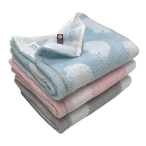 Bloom Imabari Towel Certification Hedgehog pattern Face Towel 3 sheets set NEW_1