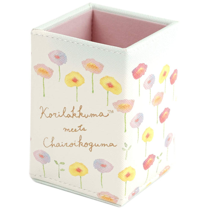 Pearl Glasses Stand Rilakkuma flower garden H10.0xW6.6xD6.6cm CMLF-1354159 NEW_2