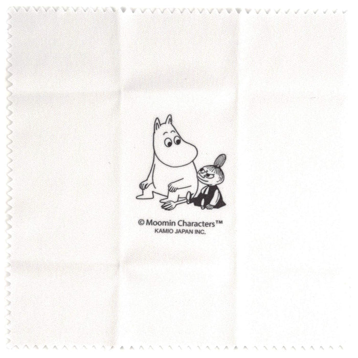 Pearl Glasses Case Moomin Green Zippered Cloth Moomin and Little My CMLF-1412760_4
