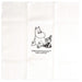 Pearl Glasses Case Moomin Green Zippered Cloth Moomin and Little My CMLF-1412760_4