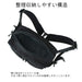 Yoshida Bag PORTER SWITCH WAIST BAG Black 874-19676 Made in JAPAN Acrylic NEW_2