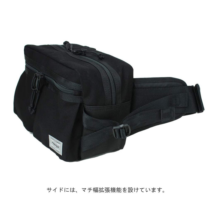 Yoshida Bag PORTER SWITCH WAIST BAG Black 874-19676 Made in JAPAN Acrylic NEW_3
