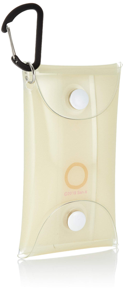 Rilakkuma Clear Multi Case MRK-308b Korilakkuma PVC with carabiner NEW_2