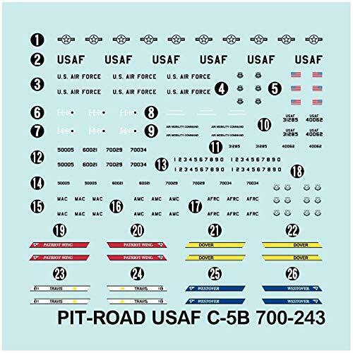 PIT-ROAD  1/700 MODERN U.S. AIR FORCE Set 2 Kit S47 NEW from Japan_2