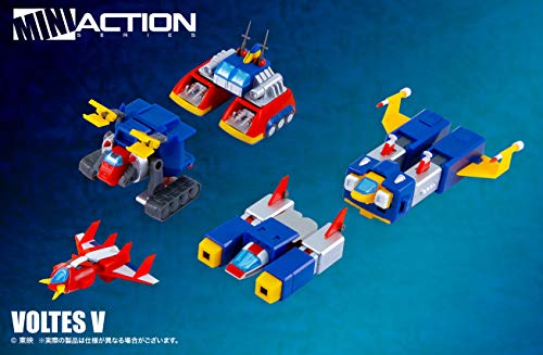Action Toys MINI ACTION Super Electromagnetic Machine Voltes V 150mm Figure Doll_4