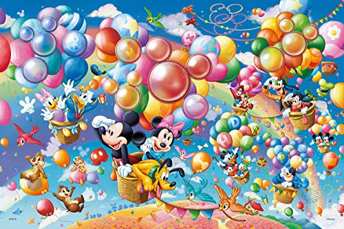 Epoch Jigsaw Puzzle 97-004 Disney All Characters Balloon Adventure (1000 Pieces)_1