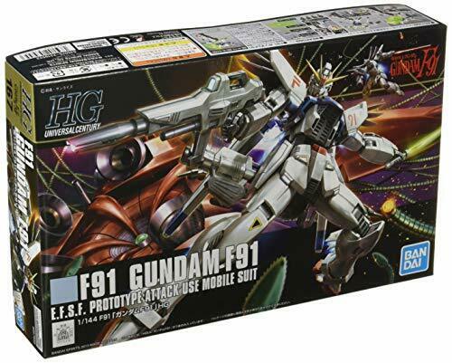 BANDAI HGUC 1/144 Gundam F91 (Gundam Formula 91) Gundam Plastic Model Kit NEW_1