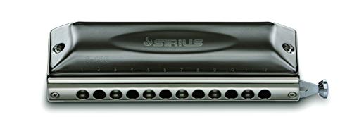 SUZUKI S-48B Baschromatic Harmonica Sirius Series Key:C w/ EVA Case NEW_1