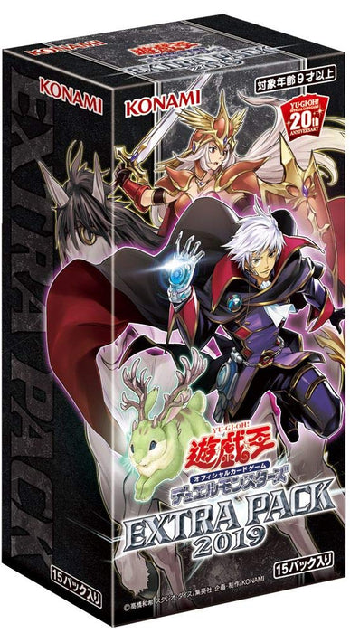 Yu-Gi-Oh! OCG Duel Monsters Extra Pack 2019 Box ‎CG1640 1pack=5 x 15 NEW_1