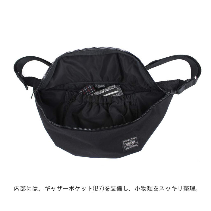 YOSHIDA KABAN PORTER GREIGE WAIST BAG S 885-05167 NAVY BLUE W360xH150xD70mm NEW_3