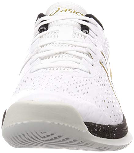 ASICS Volleyball Men's Shoes SKY ELITE FF Low 1051A031 White Black US6.5 (25cm)_2