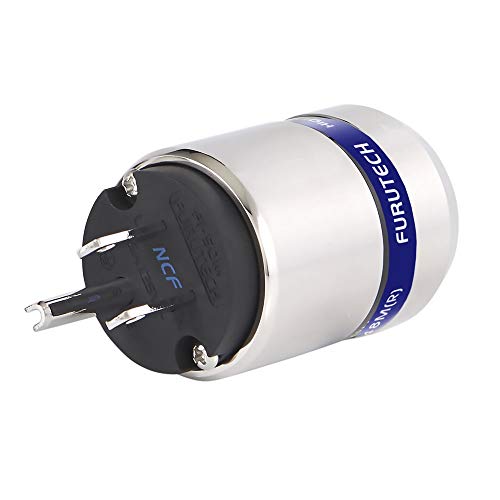 FURUTECH High-end Grade 3P Power Plug Rhodium-plated (15A 125V AC) FI-48M-NCF(R)_1