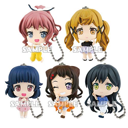Bushiroad BanG Dream! Collection Figure Poppin'party Set of 5 Gashapon toys NEW_1
