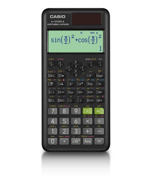 Casio Scientific Calculator Natural Display 394 Functions Battery fx-375ESA-N_1