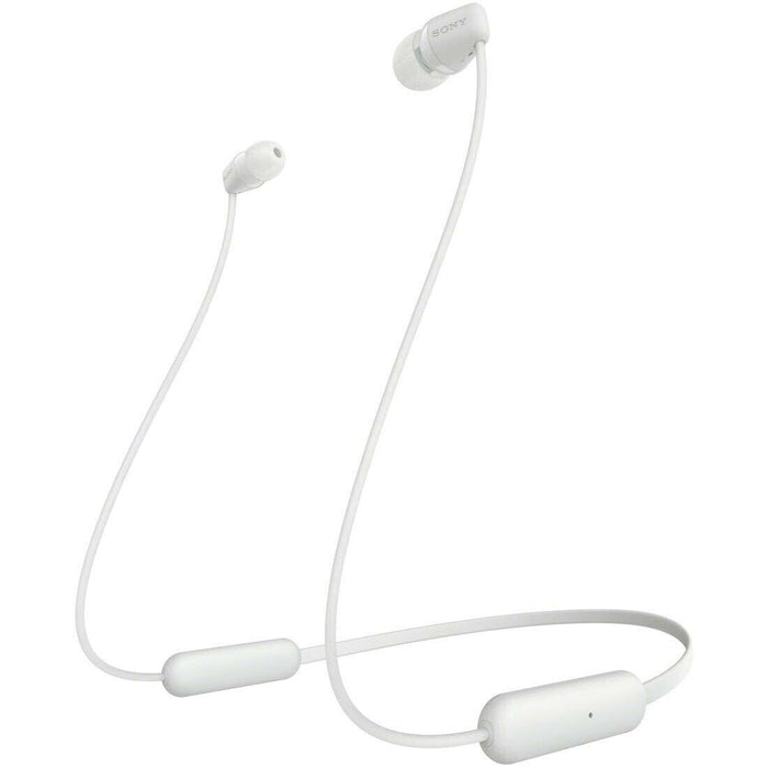 Sony WI-C200 Bluetooth Wireless In-Ear Headphone w/Mic White NEW from Japan_1
