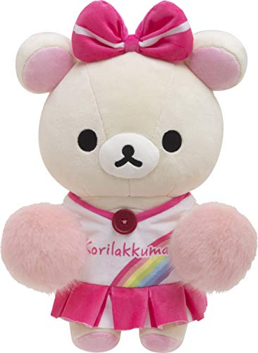 [San-X] Rilakkuma Plush Doll M Korilakkuma Cheerleader MY34701 NEW from Japan_1
