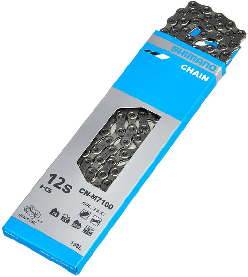 Shimano SLX M7100 Bicycle Chain 12S w/116 Links Hyperglide +Siltec ICNM7100116Q_1