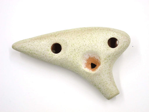 Ti Amo New Standard Ocarina T-NSFGR Soprano F Green Ceramic with Softcase_2