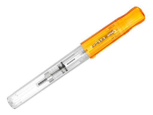 PILOT Fountain Pen Kakuno Limited Color Clear Orange Fine Point Stainless Nib_1