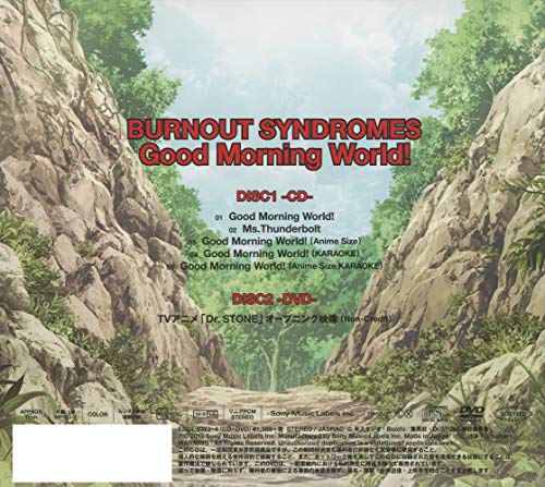 BURNOUT SYNDROMES Good Morning World LimitedEdition Dr. STONE CD DVD ESCL-5273/4_2