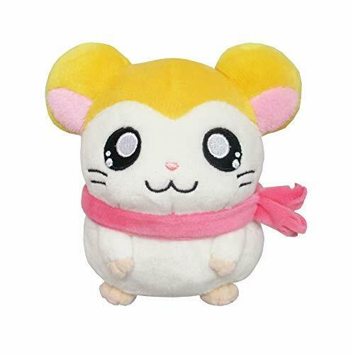 Hamtaro Plush Doll Stuffed toy Muffler-chan S 10cm Anime NEW from Japan_1