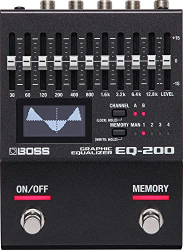 BOSS/EQ-200 Graphic Equalizer Sophisticated body, simple operation Black NEW_1
