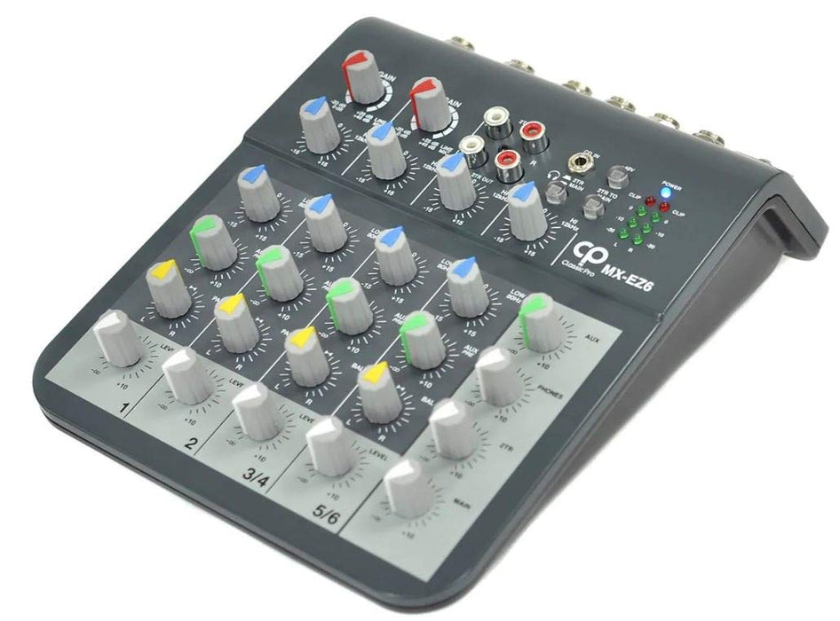 CLASSIC PRO Analog Mixer Compact type USB terminal mounted MX-EZ6 Desktop NEW_1