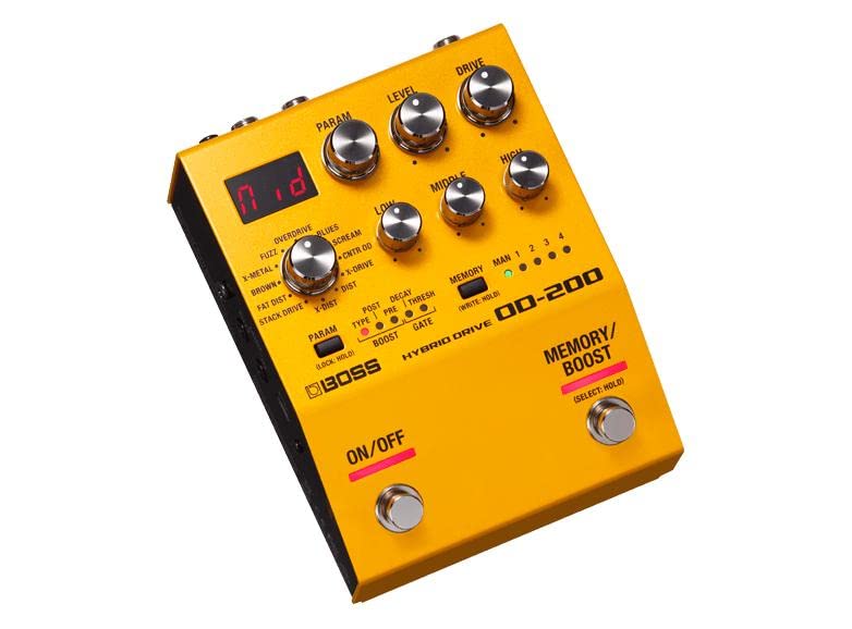 Boss OD-200 Hybrid Overdrive Guitar Effects Pedal Refined body, simple operation_7